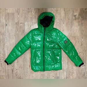 Noize Vibrant Green Puffer Jacket